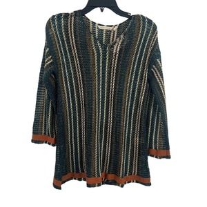 Soft Surroundings Open Knit Sweater Petite‎ Small